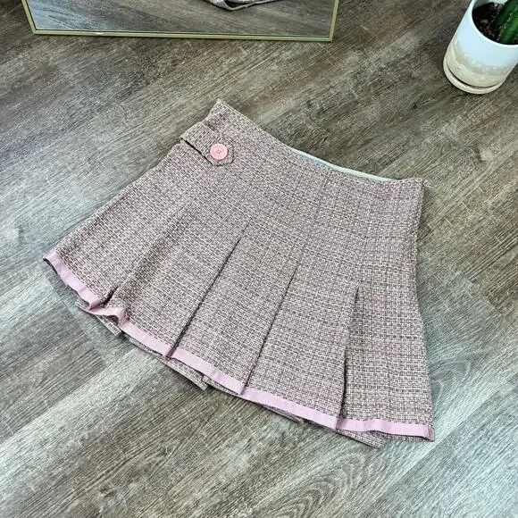 Polli Says Pleated Mini Skirt Y2K Style - Picture 2 of 5